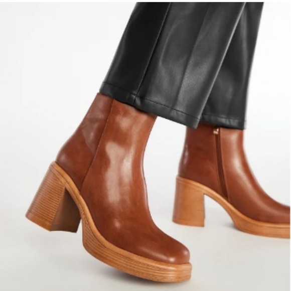 Just Fab Brienne platform ankle boots - Picture 1 of 15